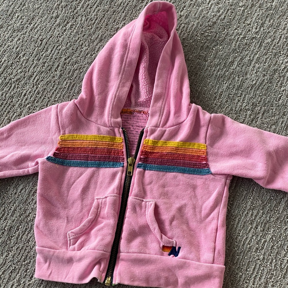Pink aviator nation sweatshirt